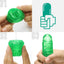 Tenga Uni Reversible Masturbator & Finger Sleeve - Emerald Texture
