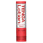 A Tenga easy-squeeze water based lubricant bottle in red and white stands against a white backdrop. 