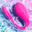 A pink G-spot egg vibrator splashes in water showcasing its waterproof design. 