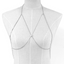 Western Fashion Rhinestone Gem Body Chain Halter Top