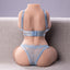 Back view of a petite 36DD torso masturbator in 360° design.