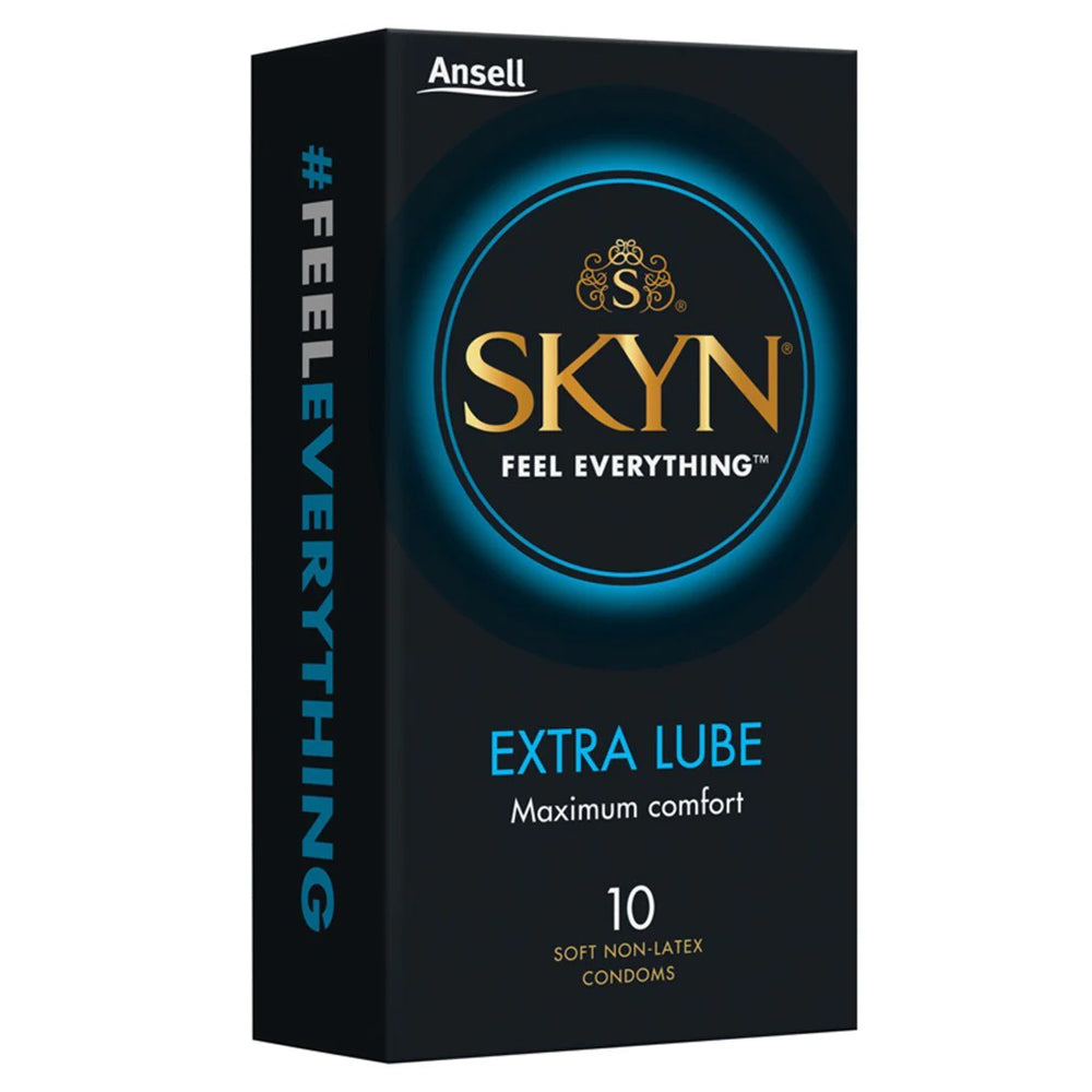 Ansell SKYN Extra Lube Latex-Free Condoms 10pk | Buy Online |Sexyland