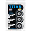 Titan 3-Piece Cockring Set - 210148 -3 differently sized stretchy silicone cockrings. box