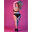 EXPOSED - SEXY TIME - HALTER BANDEAU & PANTY SET - M192 - CURVY