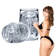 This open-ended compact masturbator is adorned with Riley Reid's vagina & anus on either end for solo stroking or partnered oral fun.