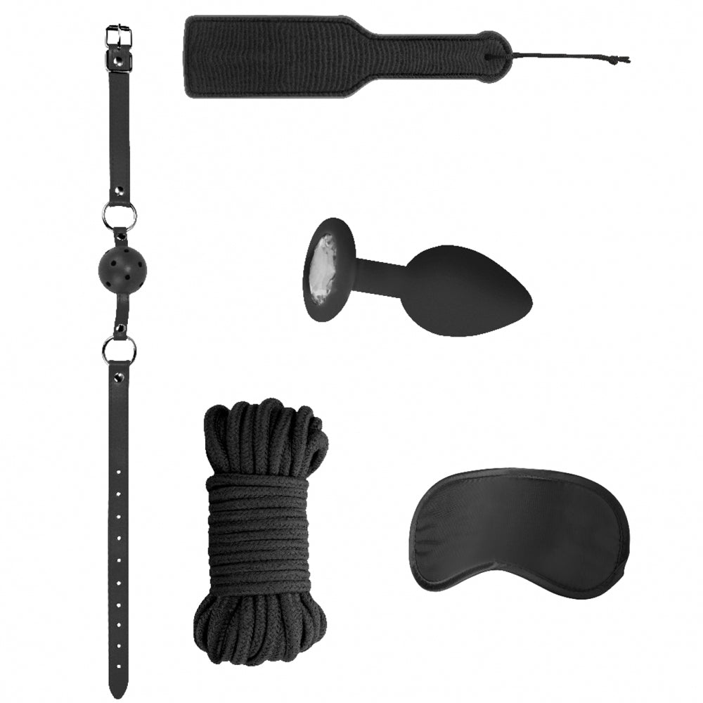 Luxury BDSM Kit All-In-One Bondage Restraint Set with Anal Vibrator Pl