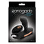 Renegade sphinx warming vibrating prostate massager has a flexible neck, bulbous P-spot head & an open ring that wraps around your balls to deliver 7 vibration modes inside & out. Package.