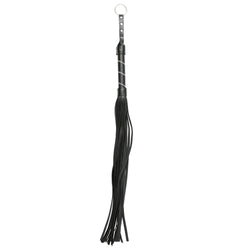 Kink Toys BDSM Crystal Handle Leather Whip