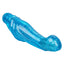 Sparkle - G Glitz - sparkly G-spot vibrator has a bulbous ridged head on a flexible curved arm & twist-control multi-speed vibrations. Blue 4